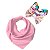 Conjunto Bandana e 3 Laços -  Rosa - Imagem 1