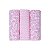 Conjunto Cueiro Papi Composê Estampado Rosa Floral 80x60 - 3 unidades- Papi Têxtil - Imagem 1