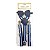 Suspensórios + Gravata Borboleta - Azul - Imagem 1