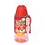 Garrafa Infantil plástica com Canudo 400ml - Cachorro - Imagem 1