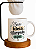 Caneca porcelana personalizada + mini coador de madeira - Imagem 1