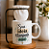 Caneca porcelana personalizada + mini coador de madeira - Imagem 6