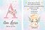 Kit placas MDF Nome e Santo Anjo Menina - Imagem 1