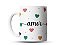 Caneca personalizada corações coloridos - Imagem 2