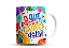 Caneca divertida personalizada O que passa na cabeça dela? - Imagem 4