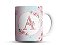 Caneca personalizada Inicial e nome flores e borboletas Rosa - Imagem 2