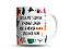 Caneca divertida Posso até segurar a minha língua, mas a minha cara fala por mim - Imagem 2