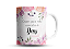 Caneca Floral Quem guia meu caminho é Deus - Imagem 3