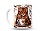 Caneca divertida Troco gente chata por café - gatinho - Imagem 2