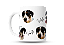 Caneca de café porcelana com foto e nome do seu pet 325ml - Imagem 1