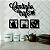 Kit Cantinho Do Café Quadrinho e aplique Decoração 4 Peças Mdf Preto - Imagem 2