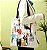 Bolsa tote com pintura de gatos, bolsa de ombro de praia para viagens de verão, sacola reutilizável - Imagem 5