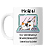 Caneca de café divertida Feliz Aniversário Gato Notebook - Imagem 3