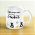 Caneca personalizada divertida Não Desalinha meu Chakra Gatinho - Imagem 4