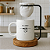 Kit Dia das Mães, Caneca 'Te Amo Mãe' com Mini Coador de Café, Base em Madeira - Imagem 3