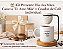 Kit Dia das Mães, Caneca 'Te Amo Mãe' com Mini Coador de Café, Base em Madeira - Imagem 4