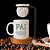 Kit Caneca Significado Pai com Coador e Base de Madeira, 325ml, Porcelana Branca, Suporte e Base em Madeira Maciça, Dia dos Pais - Imagem 4