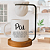 Kit Caneca Significado Pai com Coador e Base de Madeira, 325ml, Porcelana Branca, Dia dos Pais - Imagem 4