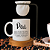 Kit Caneca Significado Pai com Coador e Base de Madeira, 325ml, Porcelana Branca, Dia dos Pais - Imagem 3