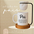 Kit Caneca Significado Pai com Coador e Base de Madeira, 325ml, Porcelana Branca, Dia dos Pais - Imagem 2
