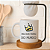 Kit Caneca Porcelana 'Melhor Papai do Mundo', 325ml, com Coador de Café e Base de Madeira - Imagem 3