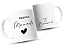 Caneca de café Personalizada para Padrinho de Batismo, Design com Coração e Anjinho - Imagem 1
