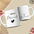 Caneca de café Personalizada para Padrinho de Batismo, Design com Coração e Anjinho - Imagem 5