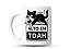 Caneca de café Divertida com Desenho de Gato caindo, Alto em TDAH 325ml - Imagem 1