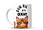 Caneca De Café Divertida Bom Dia Pra Quem? Gato Mal Humorado - Imagem 1