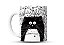 Caneca Pet Gatinhos Preto e Branco 325ml – Design Fofo e Divertido – Presente Criativo para Amantes de Gatos - Imagem 1