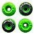 Roda Spitfire Classic Verde 51mm - Imagem 1