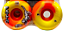 RODA FAITH 53MM 101a TIGRE Laranja/Amarela IMPORTADA USA - Imagem 3