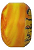 Roda Milk Burning Skull 53mm 101a Yellow/Orange - Imagem 3