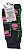 Meia Gnarly Foot Alien Rosa - Imagem 2