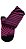 Meia Gnarly Foot Listrada Rosa - Imagem 3
