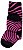 Meia Gnarly Foot Listrada Rosa - Imagem 2