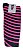 Meia Gnarly Foot Listrada Rosa - Imagem 1