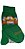 Meia Gnarly Foot Verde Garfield - Imagem 3