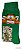 Meia Gnarly Foot Verde Garfield - Imagem 1