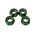 Porcas Truck skate - Black sheep Verde - Imagem 2