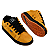 Tênis Qix Skate Chorão Pro Model Allan Mesquita Suede Mostarda E Preto - Imagem 2