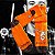 Meia Gnarly Foot Laranja Mecanica Samuel Jimmy - Imagem 2