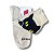 Meia Gnarly Foot Gato Off White - Imagem 2