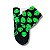 Meia Gnarly Foot Cabeças de ET - Imagem 2