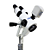 Colposcópio Binocular 3 Aumentos Variáveis (7X 14X 25X) Iluminação de Led - 3 Rodízios PE7000-VR3 | Medpej - Imagem 2
