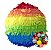 Pinhata arco íris com bolinhas pula pula - Imagem 1