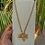 Colar Dourado Folhas da Sorte - Imagem 5