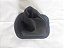 Kit aro cromado do console com coifa de courvin preto - Imagem 2