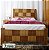 Cama Casal de Madeira Xadrez Filete - Imagem 2