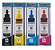 Kit Tinta Para Impressora  HP 4 Cores Refil 100ml - Imagem 1